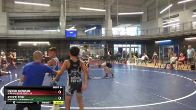 65 lbs Placement Matches (16 Team) - Ryker Nowlin, Alabama Elite Gold vs Reece Fish, Panhandle Punishers