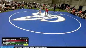 120 lbs Quarters & 1st Wb (16 Team) - Davarvise Daniels, Arkansas vs Colson Hoffman, Georgia Blue