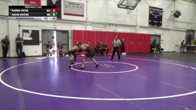 149 lbs Quarterfinal - Adam Duong, Rio Hondo College vs Ruben Ortiz, Mt. Sac