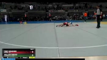 75 lbs Semis (4 Team) - Trey Kraemer, Rocori vs William Dircks, Brainerd/Pillager