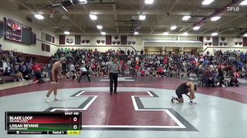 138 lbs Round 3 - Logan Bevans, Independence vs Blake Loof, Roland-Story