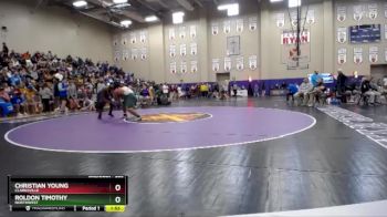 285 lbs Champ. Round 2 - Christian Young, Clarksville vs Roldon Timothy, Northwest