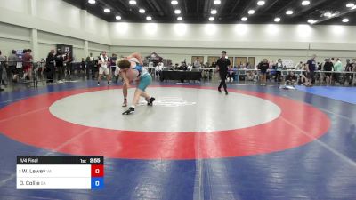 215 lbs 1/4 Final - William Lewey, Va vs Daniel Collie, Ga