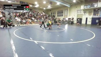 130 lbs Champ. Round 1 - Dalila Preciado, Poly/Long Beach vs Ainiya Davis, Irvine