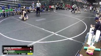 125 lbs Round 4 (6 Team) - Sawyer Greenstreet, Team Oregon vs Joel Magana, Wyoming Twisters