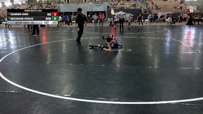 65 lbs Semifinal - Beckham Steltz, Williamson Co Wrestling Club vs Gunner Kirk, Buccaneer Wrestling Club