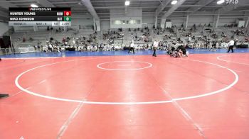 80 lbs Rr Rnd 2 - Hunter Young, Midwest RTC vs Niko Johnson, Mat Warriors Blue