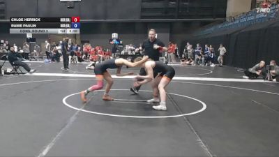 124 lbs Cons. Round 3 - Ranie Paulin, Baker University vs Chloe Herrick, Baker University