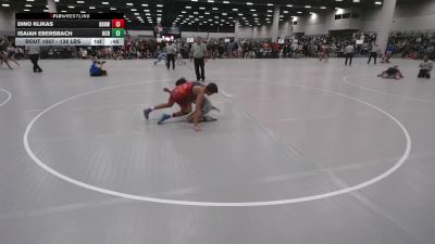 138 lbs Cons. Sub-rd Of 32 - Dino Klikas, Built By Brunson Wrestling vs Isaiah Ebersbach, Orange County RTC