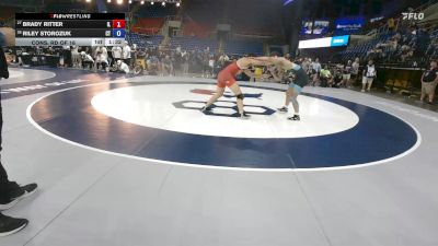 157 lbs Cons. Rd Of 16 - Brady Ritter, IL vs Riley Storozuk, CT