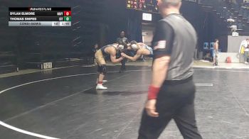 165 lbs Consolation - Dylan Elmore, Navy vs Thomas Snipes, The Citadel