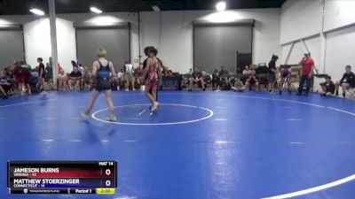 114 lbs Round 2 (8 Team) - Jameson Burns, Virginia vs Matthew Stoerzinger, Connecticut