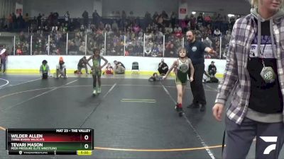 72 lbs Cons. Semi - Wilder Allen, Three Rivers Wildcats vs Tevari Mason, Peer Pressure Elite Wrestling