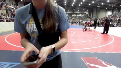 120 lbs Semifinal - Sadie Davis, South Georgia Athletic Club vs Josephine McQuillan, GB Wolfpack Wrestling Club