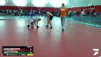 120 lbs Round 1 (4 Team) - Lucas Christiansen, Iowa Grant/Highland vs Wyatt Tuntland, Canton 2