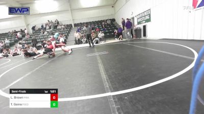 110-120 lbs Semifinal - Layla Brown, Pirate Wrestling Club vs Tucker Goins, Pocola Youth Wrestling