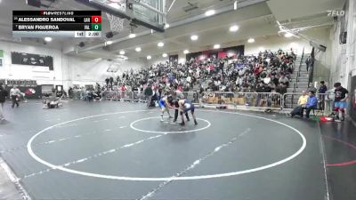 120 lbs Champ. Round 2 - Bryan Figueroa, Valencia/Placentia vs Alessandro Sandoval, Lancaster