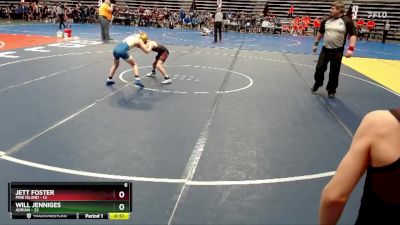 80 lbs Finals (8 Team) - Will Jenniges, Adrian vs Jett Foster, Pine Island