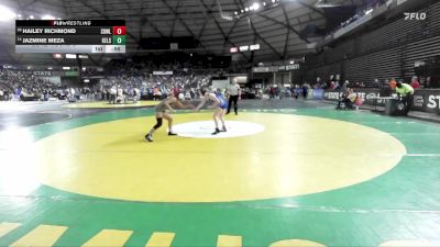 Girls 3A 110 lbs Cons. Round 2 - Jazmine Meza, Kelso (Girls) vs Hailey Richmond, Sedro-Woolley (Girls)