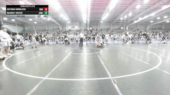 120 lbs Rr Rnd 1 - Jayden Kreilich, Iron Faith Wrestling vs Manny White, All-American Wrestling Club Blue