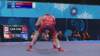 65 kg Qualif. - Karson Brown, Canada vs Chenqi Song, China