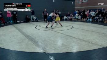140 lbs Quarterfinal - Ryatt Shurtz, Declo Stingers vs Aydin Lindholm, Hawk Wrestling Club