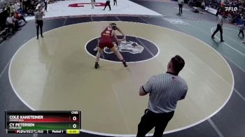 Cons. Round 2 - Cy Petersen, Syracuse vs Cole Kansteiner, Conestoga