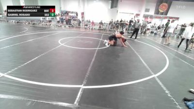 150 lbs Semifinal - Sebastian Rodriguez, Mantanona TC vs Gabriel Rosado, Gold Rush Wr Ac