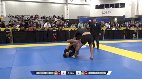 Gabriel Marangoni De Oliveira vs Leandro Gomes Teodoro 2024 World IBJJF Jiu-Jitsu No-Gi Championship