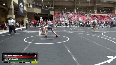 130 lbs Champ. Round 1 - Michael Banuelos, Steel City Reloaded vs Levi Schrader, Victory