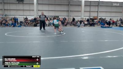 49 lbs Round 4 - Freya McClain, Homedale Wrestling vs Eli Kearns, Small Town Grims