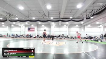 165 lbs Champ. Round 2 - Jesse Herrera, Wabash vs Elijah Brown, Indianapolis