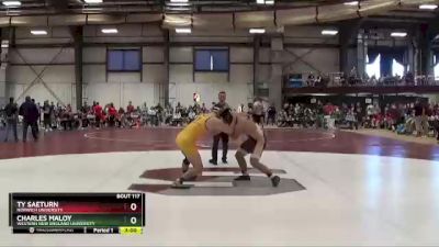 184 lbs Prelim - Ty Saeturn, Norwich University vs Charles Maloy, Western New England University