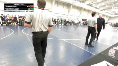 144 lbs Cons. Round 6 - Thayne Pope, Marsh Valley vs Jonathan Allen, Copper Hills