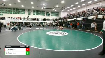 106 lbs Semifinal - Caleb Brown, Big Piney vs Hudson Baker, Rawlins