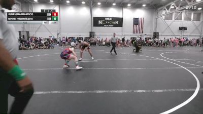 132 lbs Round 2 (4 Team) - Jude Grammatico, South Side WC Black vs Mark Pietruszka, Dirty Den Wrestling