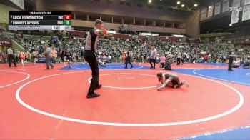 52 lbs Cons. Round 1 - Luca Huntington, Battlefield Wrestling Club vs Emmett Myers, Rogers Iron Wrestling Club