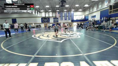150 lbs Semifinal - Caleb Brown, Kd Trained vs Connor Welock, Smitty's Barn