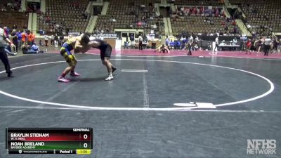 1A-4A 215 Semifinal - Braylin Stidham, W. S. Neal vs Noah Breland, Bayside Academy