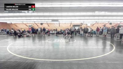 145 lbs Quarterfinal - Austin Miller, Sinking Spring vs Blake Wilcox, Fabius