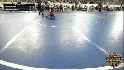 52 lbs Consi Of 16 #2 - Jace Wright, Tuttle Wrestling vs Connor Abbott, F-5 Grappling