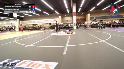 105 lbs Consolation - Felicity Tarango, ReZults Wrestling vs Mia Brown, NB Elite Wrestling Club