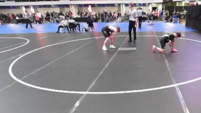 7th - 8th grade - 123 Cons. Round 2 - Elijah Blanchette, Waverly Area Wrestling Club vs Quintin Steffens, Iowa