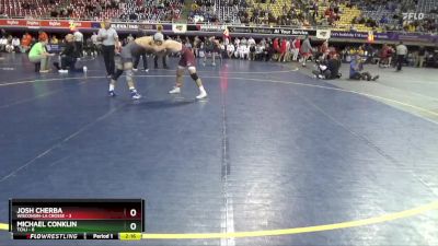 149 lbs Quarters & 1st Wb (16 Team) - Michael Conklin, TCNJ vs Josh Cherba, Wisconsin-La Crosse