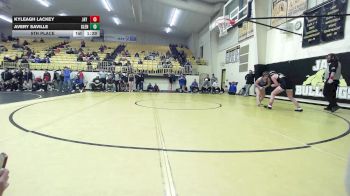 125 lbs 5th Place - Kyleagh Lackey, Jay High School vs Avery Saville, Glenpool Girls HS