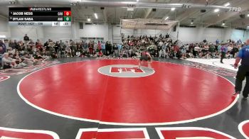 126 lbs 5th Place Match - Dylan Saba, Air Academy vs Jacob Ness, Castle View