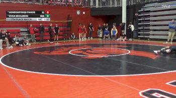 113 lbs 7th Place Match - Konstantinos Panos, Iowa City, Liberty vs Evan McClimon, Wahlert, Dubuque