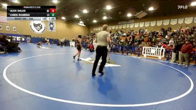 106 lbs Semifinal - Alex Salas, Matilda Torres vs Chris Romero, Cesar Chavez