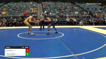 184 lbs Semifinal - Anthony Orozco, Menlo vs Tate Samuelson, Wyoming