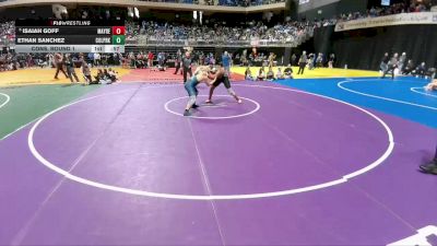 6A 215 lbs Cons. Round 1 - Isaiah Goff, Katy Mayde Creek vs Ethan Sanchez, Conroe Woodlands College Park